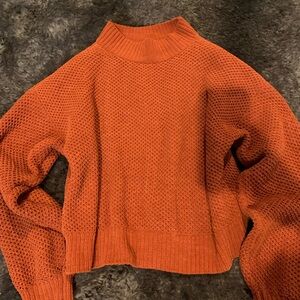 Hollister Rust Cowl Neck Sweater
